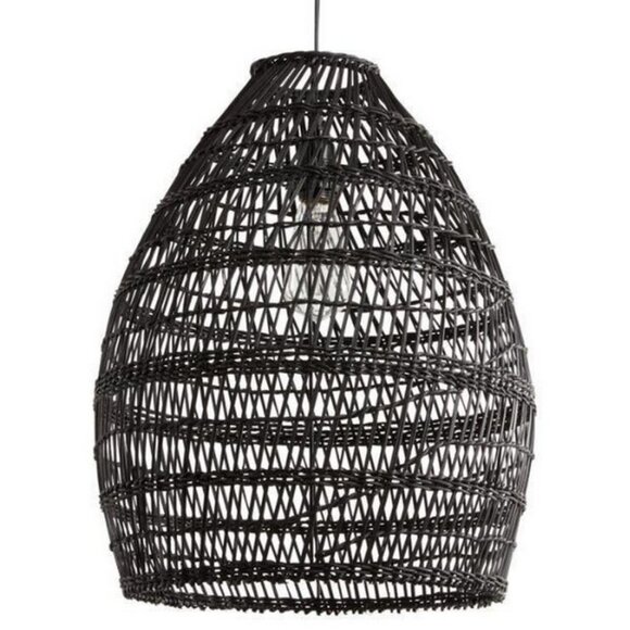 Cost Plus World Market Woven Bamboo Pendant Shade - Picture 1 of 5